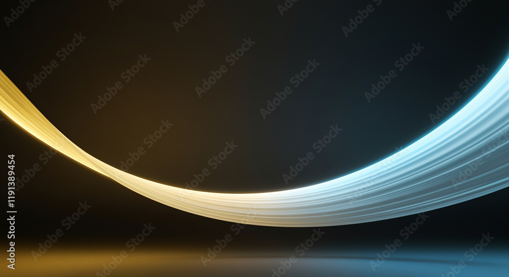Aufkleber Light streaks creating an abstract background with dynamic light design