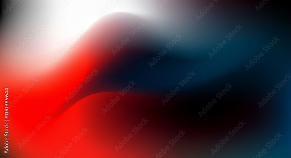Poster abstract background in vibrant colors with smooth waves and gradients for creative design