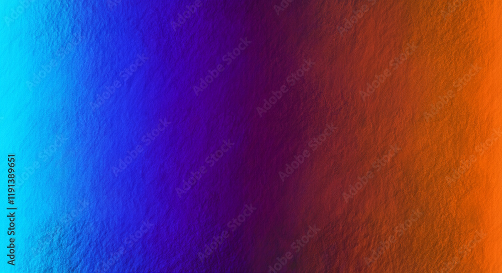 Poster abstract gradient background with seamless color transition in vibrant blue and orange hues for digi