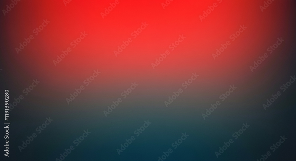 Poster gradient background with smooth transition from red to dark blue