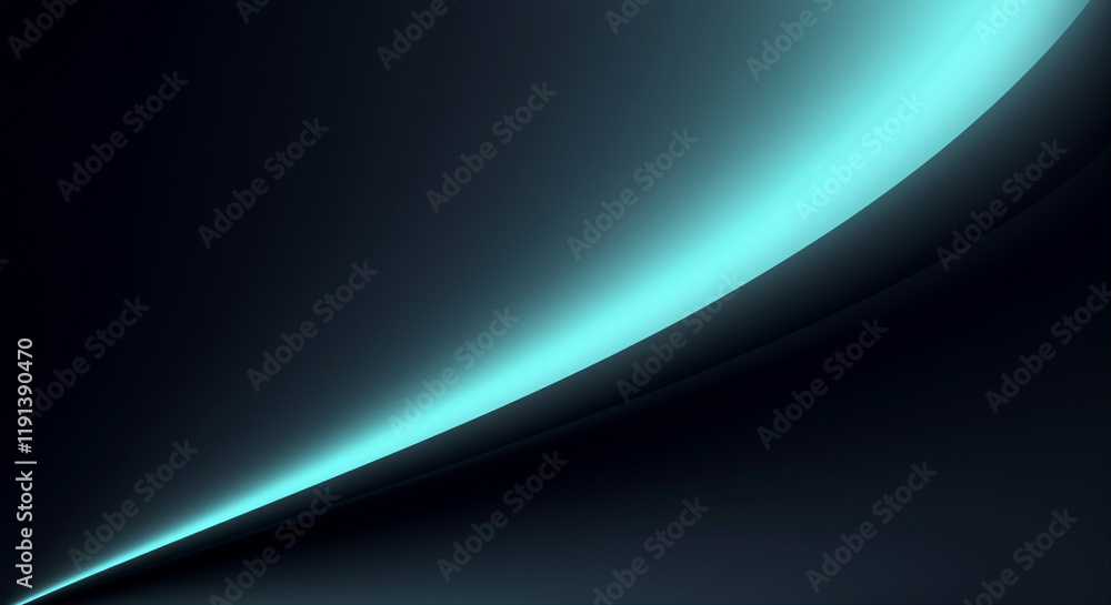 Poster abstract background with blue light wave creating smooth texture and modern design elements