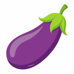 eggplant isolated on white background