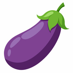 eggplant isolated on white background