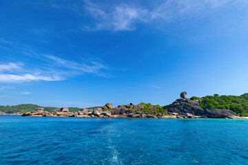 Fototapeta premium Landscape beach of Similan island in Phang Nga, Thailand summer day