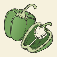 green capsicum