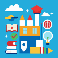 A vector design for Education Day 