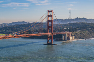 The golden gate bridgein San Francisco California