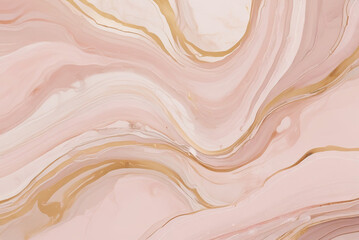 Fundo de pintura abstrata de mármore líquido com textura e glitter dourado	