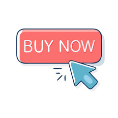 buy now button vector icon, buy now button vector illustration - simple illustration of buy now button, perfect for logos and iconsbuy now button