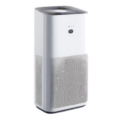 Modern White Air Purifier Clean Air Home Device room pure fresh space filter indoor breath health   