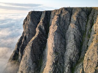 Nordkap in Norwegen zur Mitternachtssonne