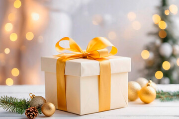 christmas background with gift boxes