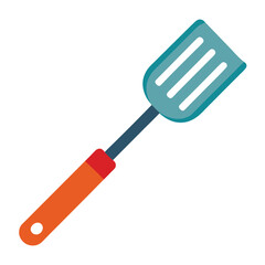 kitchen spatula isolated on white