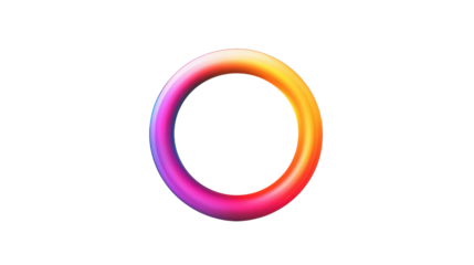 Circular infographic element transparent background