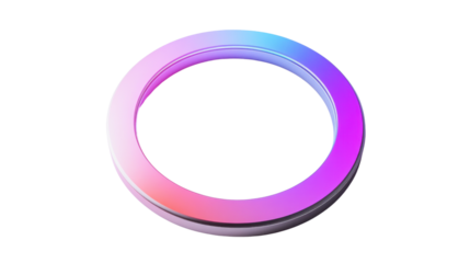 Circular infographic element transparent background