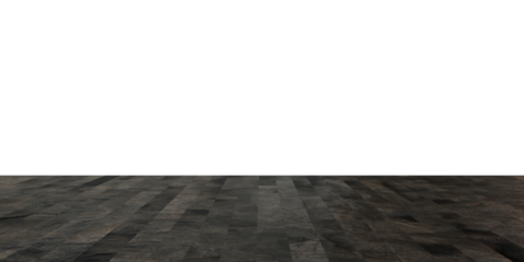 wood floor on isolated empty background