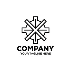 star company logo, vector logo design monogram logo design for entrepreneur and business.