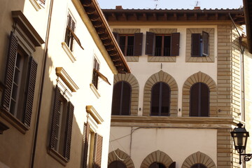 Classic building in the downtown of Florence, Italy