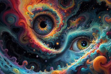 abstract fractal background