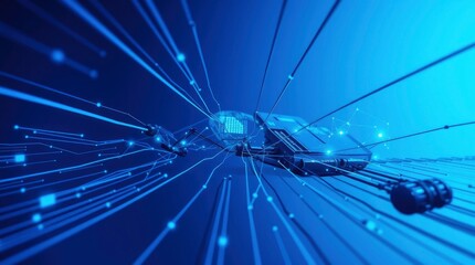 electronic circuit board background