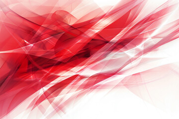 Abstract Red Background with Glowing Lights, Sparkles, and Digital Art for a Vibrant and Mystical Fantasy Design