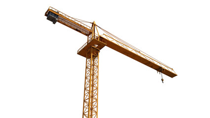 tower  crane isolated on white background