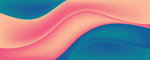 abstract colorful wave  background