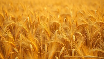 wheat field at sunset