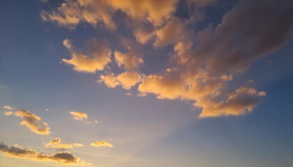 Fototapeta premium sunset in the sky