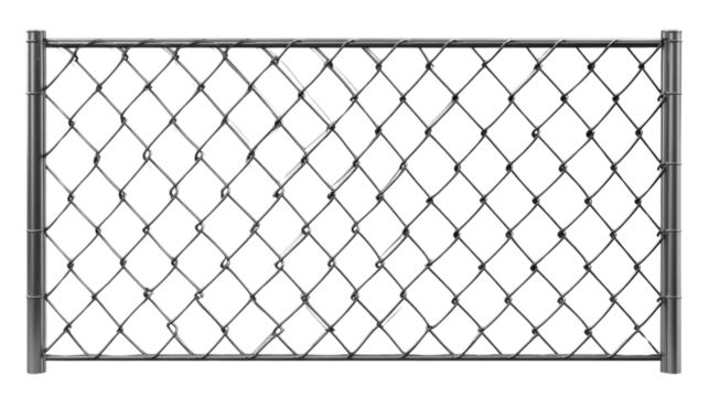 Wire fence transparent background
