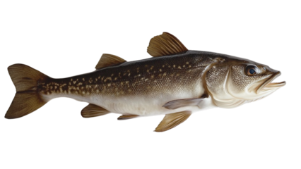 Atlantic cod fresh, Gadus morhua, fish of Greenland
