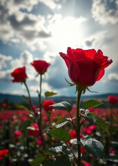 Obraz premium Rose petal red valentines love heart valentine vector romantic day holiday