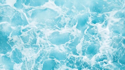 Top View of Calm Light Blue Water Surface – Crystal Clear, Tranquil, Transparent, Peaceful, Reflective, Serene, Pristine, Clean, Pure, Refreshing, Still, Natural, Smooth
