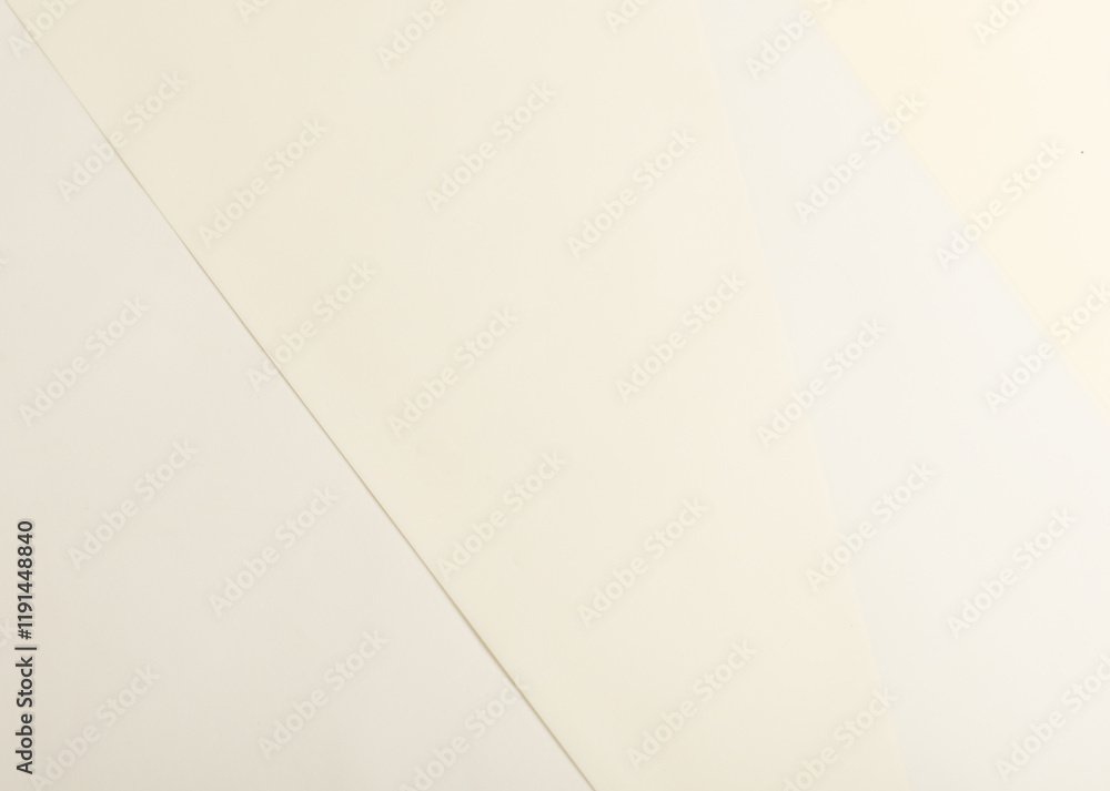 Fototapete cream white paper background with overlapping layers and a smooth, matte texture. subtle beige tones