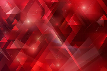 Fototapeta premium Abstract Red Background with Glowing Waves, Light Trails, and Shimmering Particles for a Digital Fantasy Design