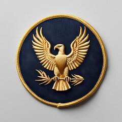 Eagle, winged animal, eagle symbol, golden eagle, patch, cloth, cloth patch, patch, embroidered, handmade, thread, icon, badge, symbol, sewing, craft, patch, design, theme, team, memories ,gift, honor