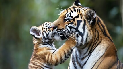 Obraz premium Tender Moments in the Wild