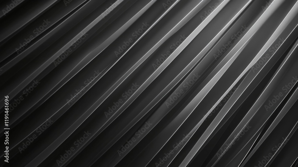 Poster abstract grayscale diagonal lines background.