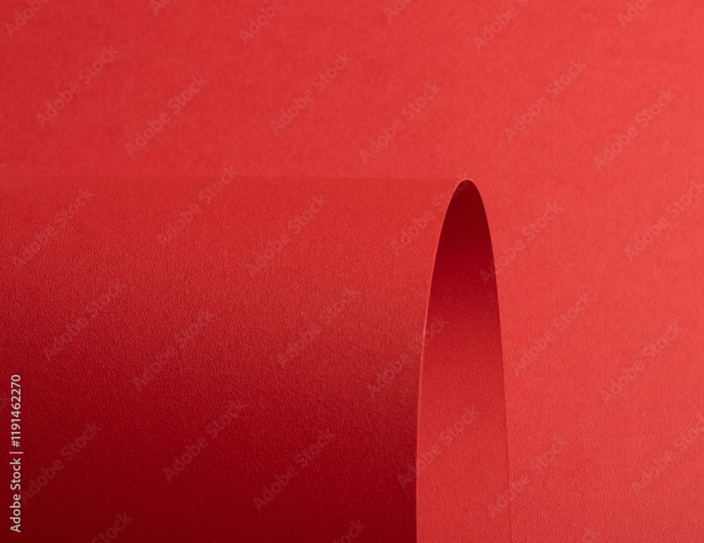 Aufkleber red paper background with fiery tones and bold curved patterns. vibrant and warm hues enhance the sm