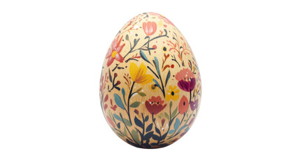 Colorful Easter egg transparent background