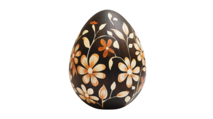 Colorful Easter egg transparent background
