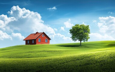 Obraz premium house background