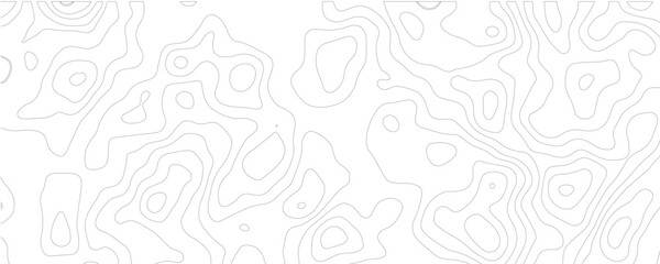  Vector topographic Map Seamless Pattern.