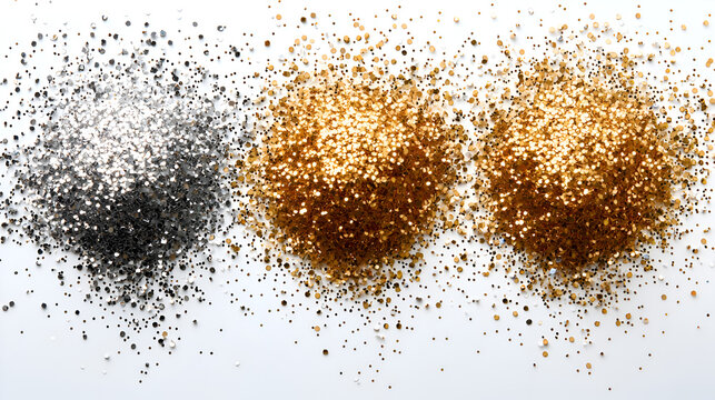 Sparkling Glitter and Shiny Metallic Background for Festive Party Decorations and Creative Projects