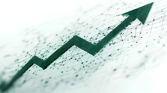 Business Growth and Financial Success Through Upward Trends and Data Analytics