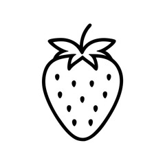 strawberry isolated on white background