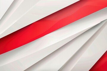Dynamic Red and White Abstract Background with Diagonal Lines, Modern Design, and Sleek Stripes for Contemporary Artistic Composition and Creative Patterns