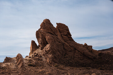 Fototapeta premium Red rocks in blue sky 
