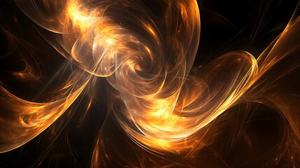 Naklejka premium Abstract depiction of advanced scientific research with glowing and dynamic visual elements