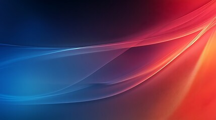 Abstract Blue Red Swirling Wave Design Background